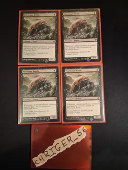 MTG Mortician Beetle LP Rise of the Eldrazi #117 2010 - Image 1