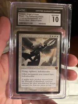 Avacyn, Angel of Hope (Retro Frame) Innistrad Remastered - CGC Gem Mint 10 - Image 1