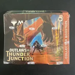 MTG Outlaws of Thunder Junction OTJ Collector Booster Box Brand New And Sealed! - Image 1