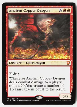 Ancient Copper Dragon M Commander Legends: Battle for Baldur's Gate 161 NM - Image 1