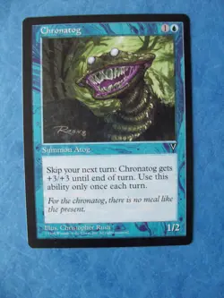 MTG Magic the Gathering CHRONATOG VISIONS NM ACTUAL PICTURES - Image 1