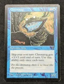 MTG Magic The Gathering Chronatog Visions Altered Custom HP - Image 1