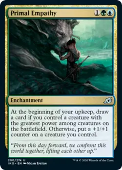 1x Primal Empathy - Ikoria: Lair of Behemoths - Near Mint, English - MTG! - Image 1
