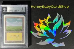 MTG Unlimited Edition 1993 Plains (C) BGS 9.0Q+ (Quad+) MINT Old School 93/94 - Image 4