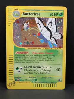 Butterfree 005/165 Expedition Base Set Holo Ultra Rare Pokemon TCG Nintendo MP+ - Image 1