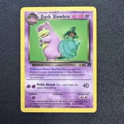 Pokemon Vintage Dark Slowbro 29/82 Non-Foil Card 2000 NM WOTC - Image 1