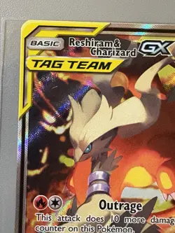 Reshiram & Charizard GX SM201 Pokemon TCG Black Star Promo - Image 2