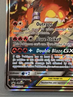 Reshiram & Charizard GX SM201 Pokemon TCG Black Star Promo - Image 4
