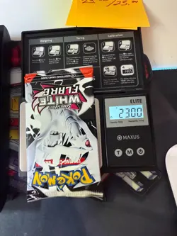 EXTREMELY HEAVY Pokemon TCG S&V White Flare Booster Pack 23 Grams - Image 2