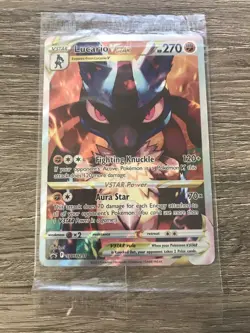 Pokemon TCG Lucario VSTAR SWSH291 SWSH: Sword & Shield Promo Card Holo NM - Image 1