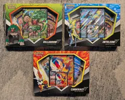 Pokemon TCG Galar Partners All 3 Boxes Rillaboom, Inteleon & Cinderace - Image 1