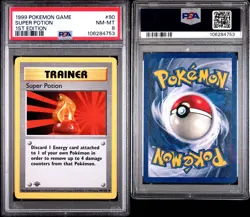 1999 Pokemon Game Base Set #90 Super Potion 1st Edition Shadowless PSA 8 MINT - Image 3