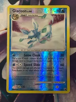 Pokemon TCG Glaceon 5/100 Diamond & Pearl Majestic Dawn Reverse Holo 2008 - Image 1