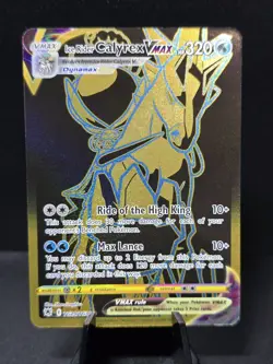 Pokemon Ice Rider Calyrex VMAX Astral Radiance TG29/TG30 Secret Rare Near Mint - Image 1