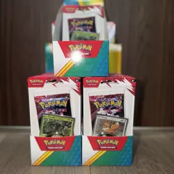 Pokemon TCG Destined Rivals Single Blister Display (40 Packs) - Eevee & Zarude - Image 2