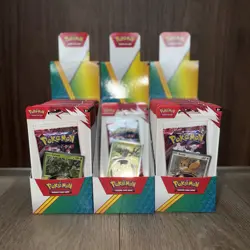 Pokemon TCG Destined Rivals Single Blister Display (40 Packs) - Eevee & Zarude - Image 3