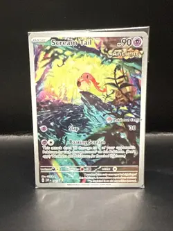 Pokemon Scream Tail 065 Black Star Pokemon Center Stamped Promo Sealed - Image 1