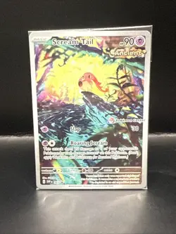 Pokemon Scream Tail 065 Black Star Pokemon Center Stamped Promo Sealed - Image 2