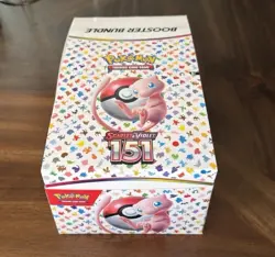 Pokemon 151 Booster Bundle With Display Case - 10 Factory Sealed Booster Bundles - Image 1
