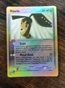 Pokemon Mawile 9/100 EX Sandstorm Reverse Holo Rare NM - Image 1