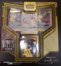 Pikachu & Zekrom-GX Pokemon TCG SEALED League Battle Deck - Image 1