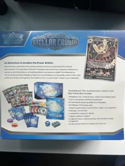 Pokemon TCG - Scarlet & Violet - Stellar Crown - Elite Trainer Box - New Sealed! - Image 2