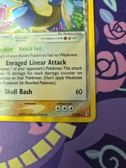Pokemon TCG EX Crystal Guardians Blastoise (Delta Species) 2/100 Holo Rare LP - Image 4