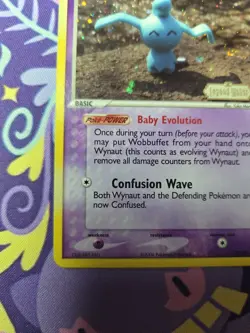 Pokemon TCG EX Legend Maker Wynaut 71/92 Reverse Holo Near Mint - Image 5