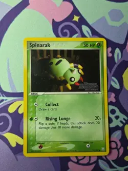 Pokemon TCG EX Team Rocket Returns Spinarak 78/109 Reverse Holo Excellent - Image 1