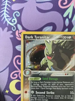 Pokemon TCG EX Team Rocket Returns Dark Tyranitar 20/109 Deck Exclusives Holo LP - Image 2