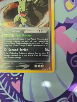Pokemon TCG EX Team Rocket Returns Dark Tyranitar 20/109 Deck Exclusives Holo LP - Image 4