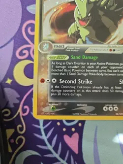 Pokemon TCG EX Team Rocket Returns Dark Tyranitar 20/109 Deck Exclusives Holo LP - Image 5