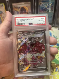 Pokemon Charizard ex SSR Shiny Treasure Japanese 331/190 PSA 10 - Image 1