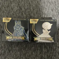Pokemon TCG Mega Evolution Gardevoir & Lucario ETB Elite Trainer Box SET OF 2 - Image 1