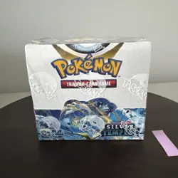 Pokemon TCG Sword & Shield Silver Tempest Booster Box - 36 Packs - Sealed - Image 1