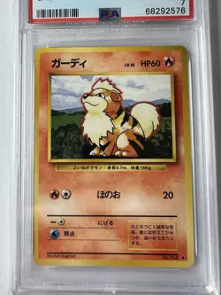 PSA 7 Near Mint GROWLITHE 1999 Pokemon Game Base #28 PSA 7 NM - Image 2