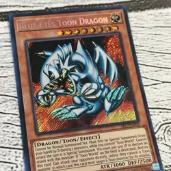 YuGiOh Blue-Eyes Toon Dragon SRL-EN000 Secret Rare 25th Anniversary - NM - Image 3