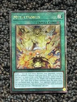 Yugioh Quarter Century Stampede EN100 Metaltronus QCR - Image 1