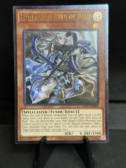 Yu-Gi-Oh Ultimate Rare OP27-EN001 Sage with Eyes of Blue-OTS NEAR MINT - Image 1