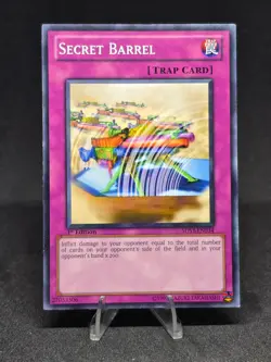 Yu-Gi-Oh! Secret Barrel 5DS2-EN034 5D's 1st Edition NM - Image 1