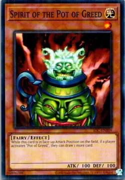 Spirit of the Pot of Greed IOC-EN009 Yu-Gi-Oh! Near Mint 25th - Image 1