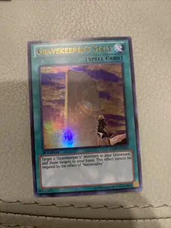 Gravekeeper's Stele LCJW-EN261 1st Ed Ultra Rare Near Mint Edison Yugioh - Image 1