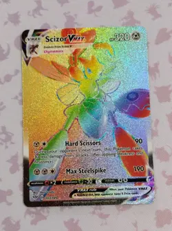 Scizor VMAX Rainbow 193/189 Secret Rare Darkness Ablaze NM/M Pokemon Card - Image 1