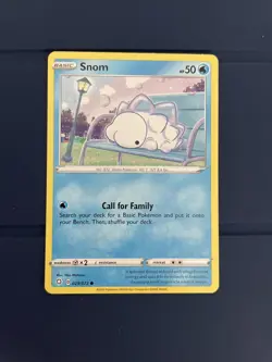 Snom #29/72 Shining Fates Common Pokemon Card NM Unplayed! - Image 1
