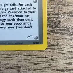 Pokemon TCG Cards Thought Wave Machine 96/105 Neo Destiny Rare LP+ - Image 4