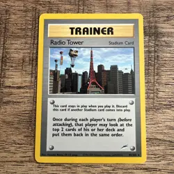 Radio Tower - 95/105 Rare Neo Destiny Pokemon Card Vintage Pokemon TCG MINT - Image 1