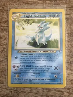 Pokemon TCG Light Golduck Neo Destiny Card 47/105 NM - Image 1