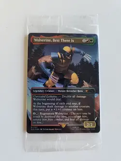MTG Secret Lair x Marvel Wolverine Rainbow Foil Edition Sealed Cards, Open Envel - Image 3