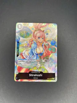 Shirahoshi Alt Art Card Op05-082 Prb01 One piece TCG English NM - Image 1