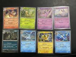 Prismatic Evolutions 8 Cosmos Promo Cards - Costco Mini Tin Promos - Image 1